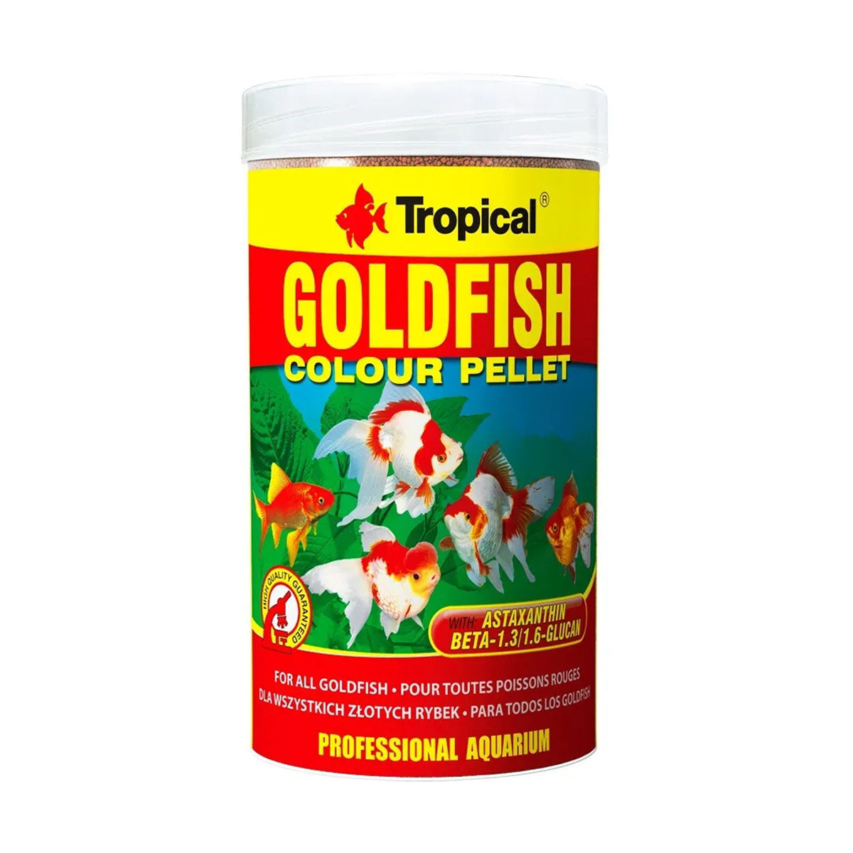 Tropical goldfish color clearance flakes